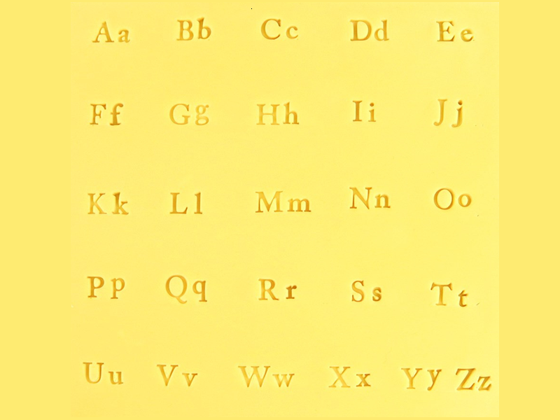 PME Tekst Stempelset Cupcake/Cookie Fun Fonts - Collectie 2 - Afbeelding 1