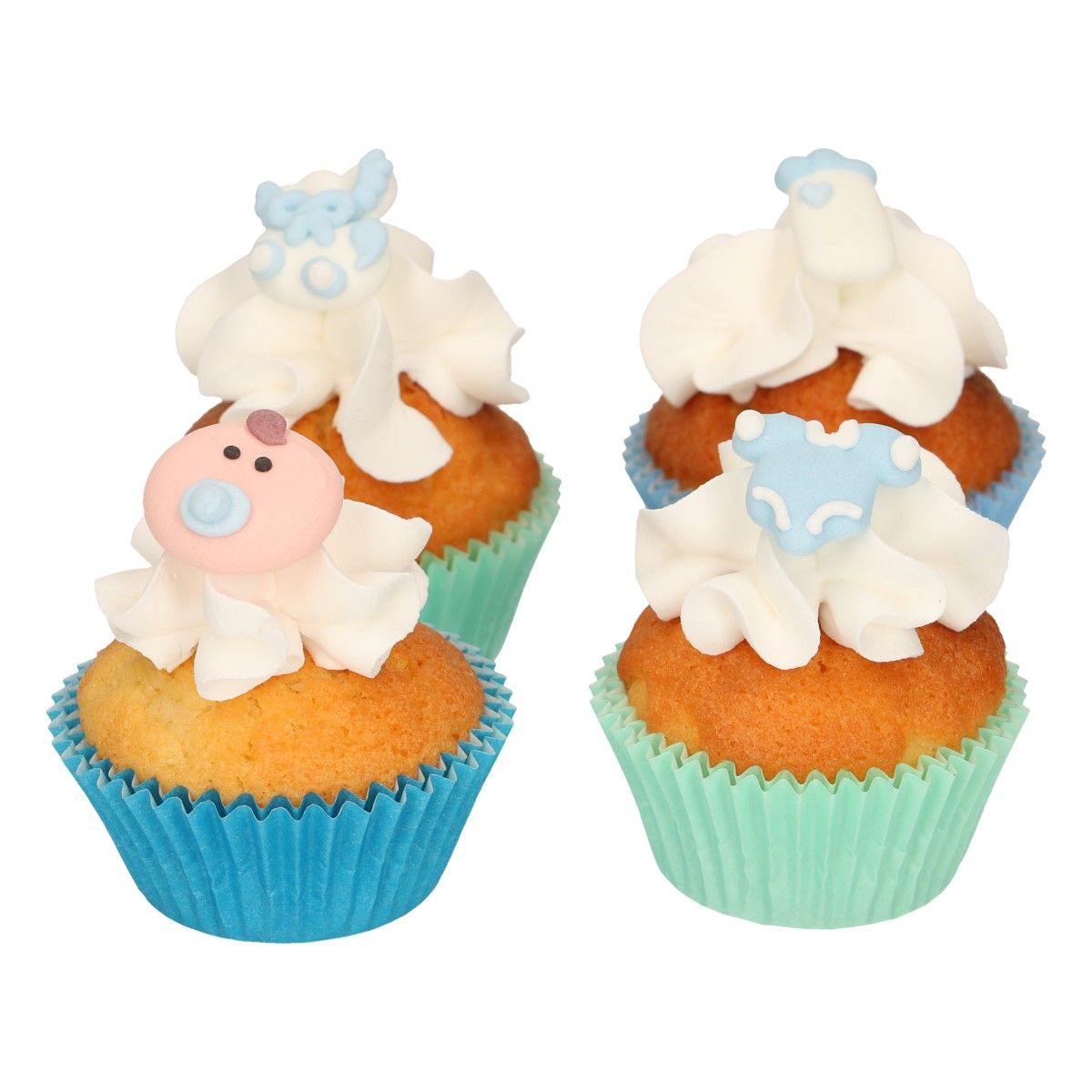 FunCakes Suikerdecoratie Baby Blauw Set/12  - Afbeelding 3