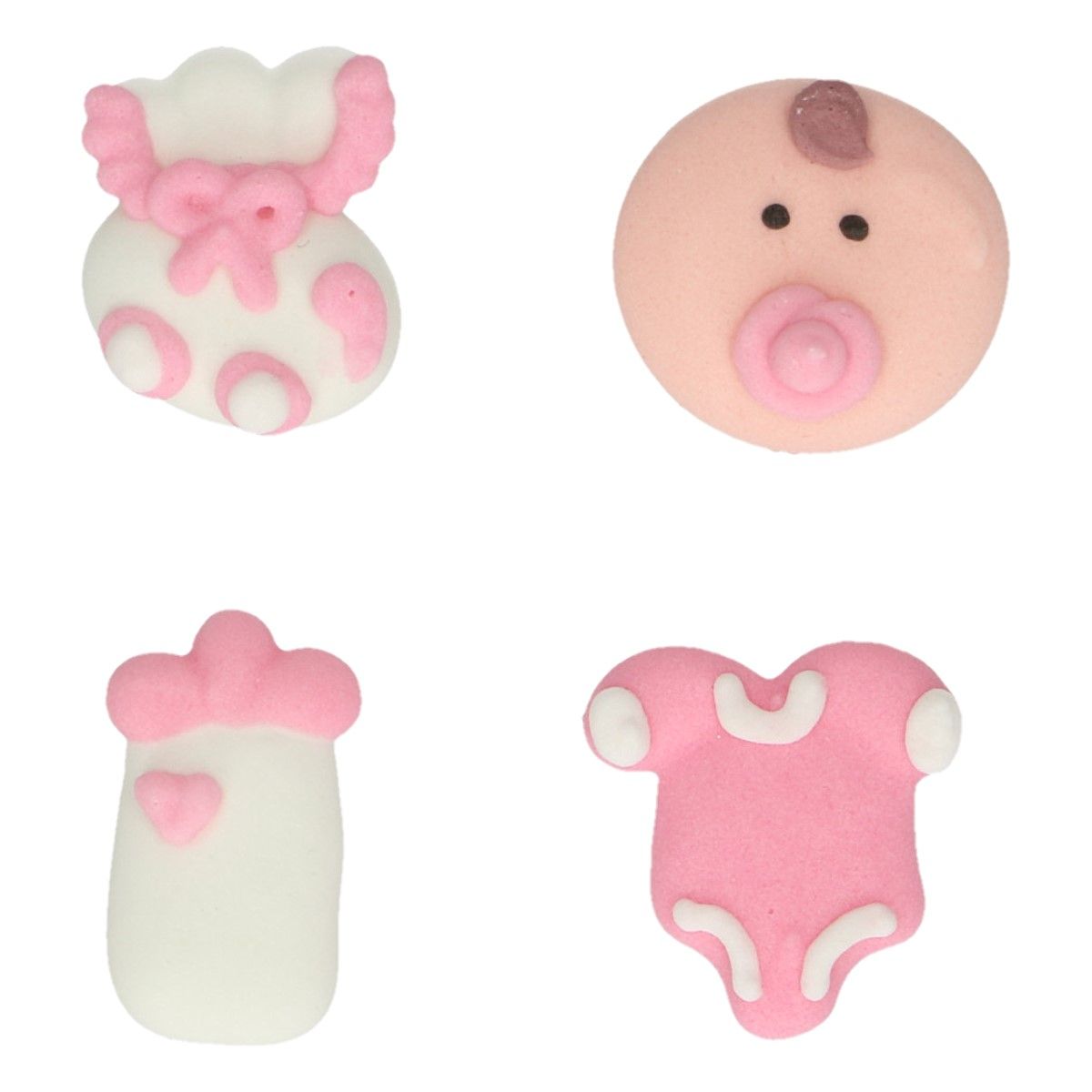 FunCakes Suikerdecoratie Baby Roze Set/12  - Afbeelding 3