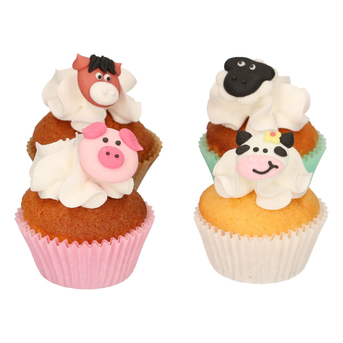 FunCakes Suikerdecoratie Boerderij Dieren Set/12  - Afbeelding 2