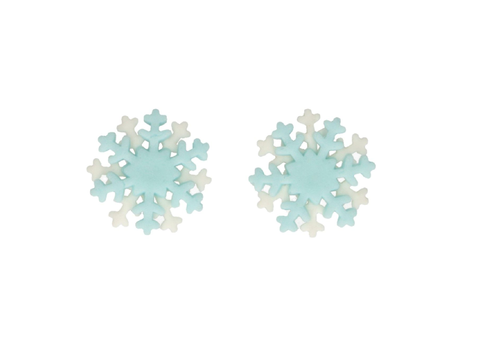 FunCakes Fondant Decoratie Sneeuwvlokken Set/12 - Afbeelding 2