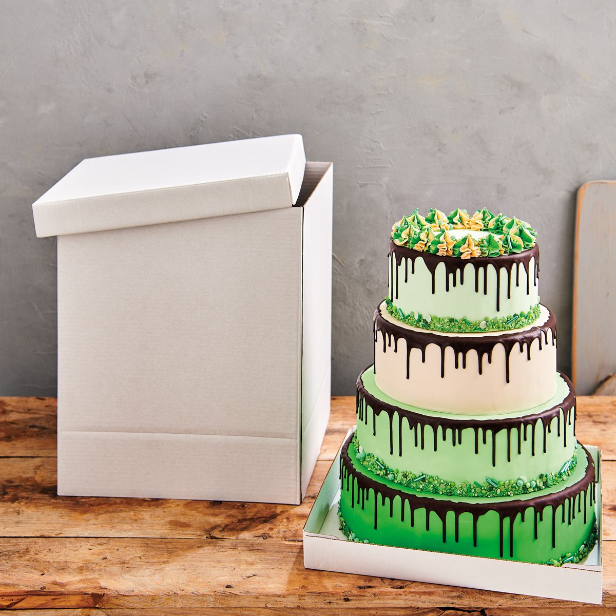 FunCakes Taartdoos Wit 52x52x70 cm pk/1 - Afbeelding 1