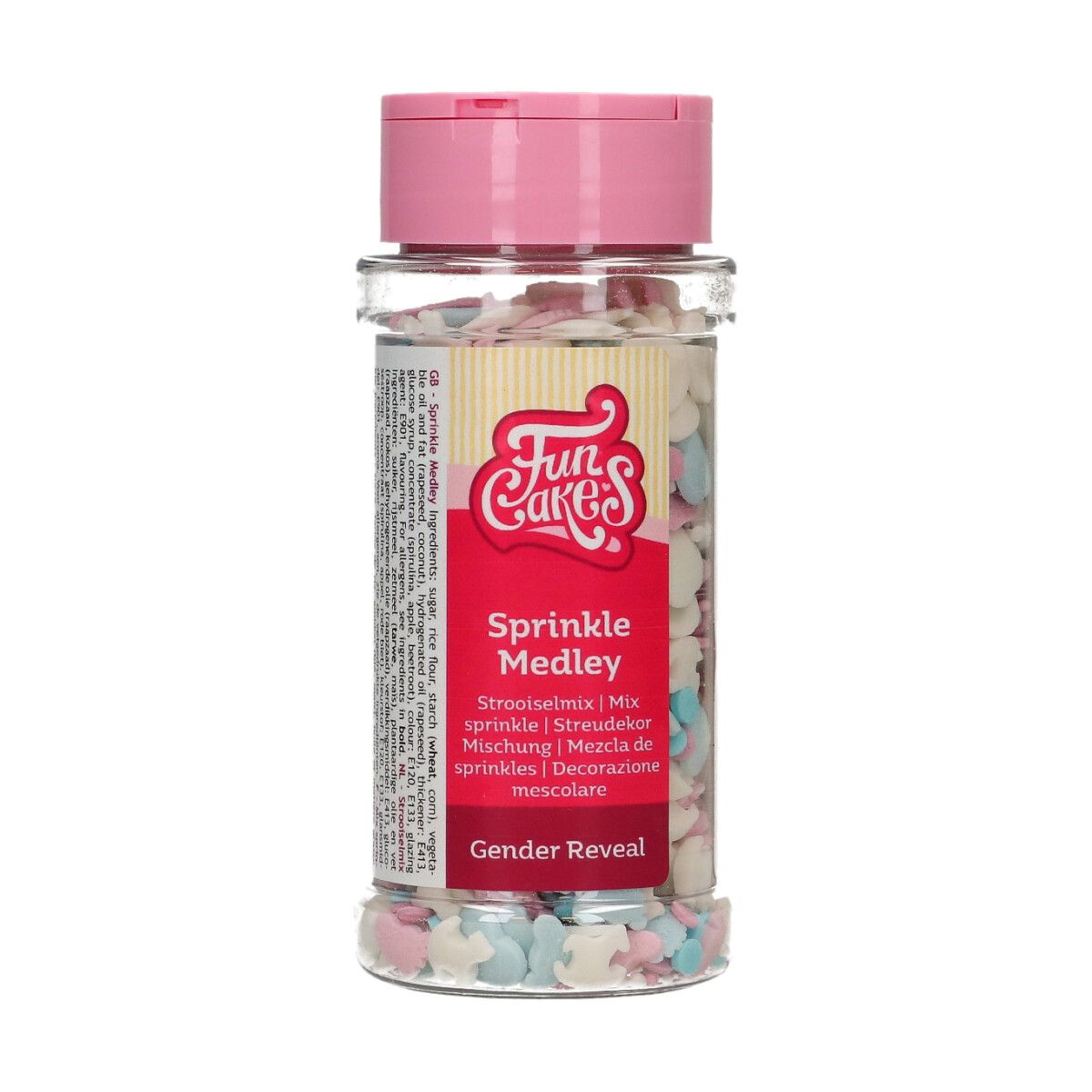 Funcakes Sprinkle medley Gender reveal 65 g - Afbeelding 1