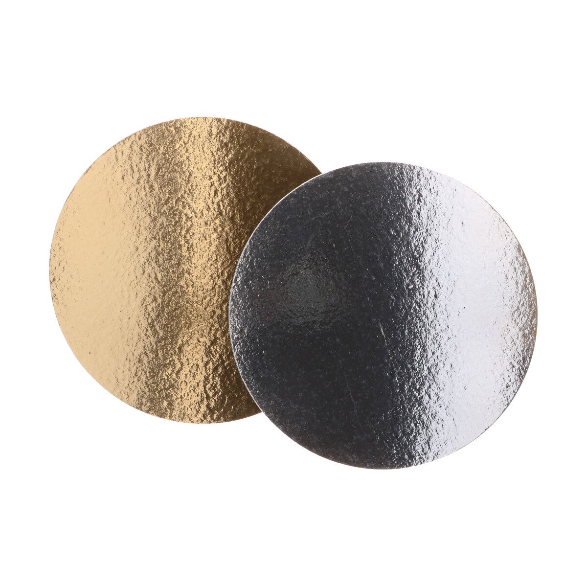 Taartkarton Rond Goud/Zilver - 15cm 