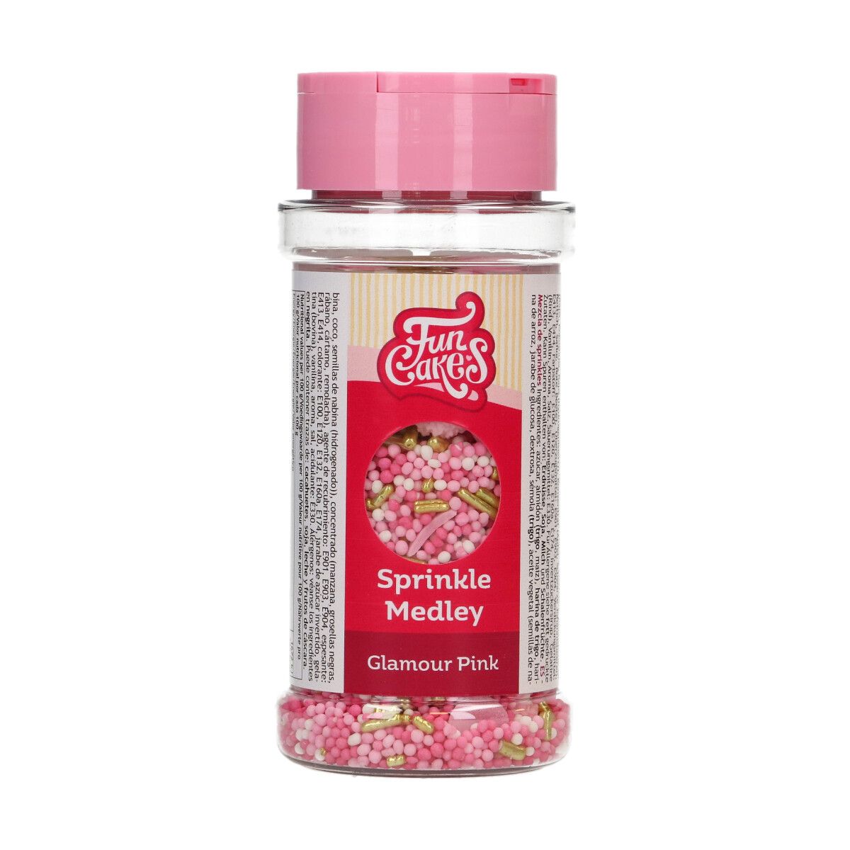 FunCakes Sprinkle Medley Glamour Pink 65 g - Afbeelding 1