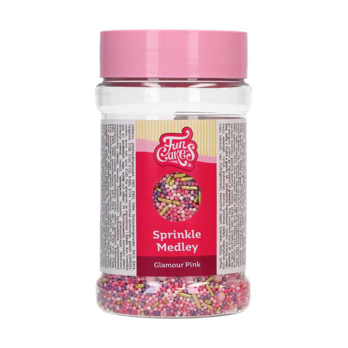 FunCakes Sprinkle Medley Glamour Pink 180 g - Afbeelding 2