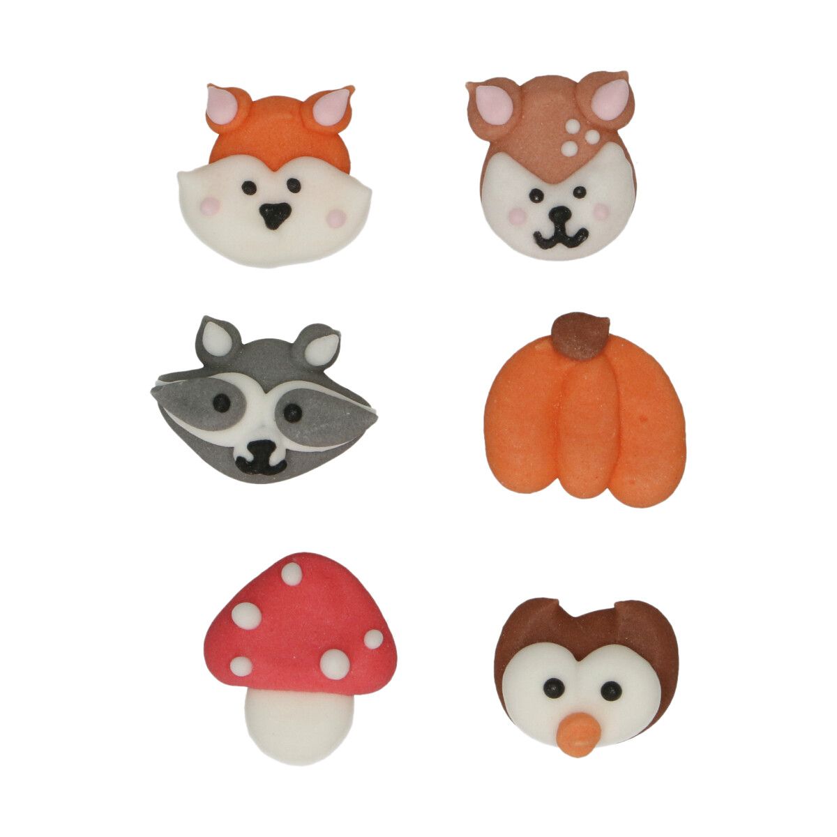 FunCakes Suikerdecoraties Bosdieren Set/8 - Afbeelding 1
