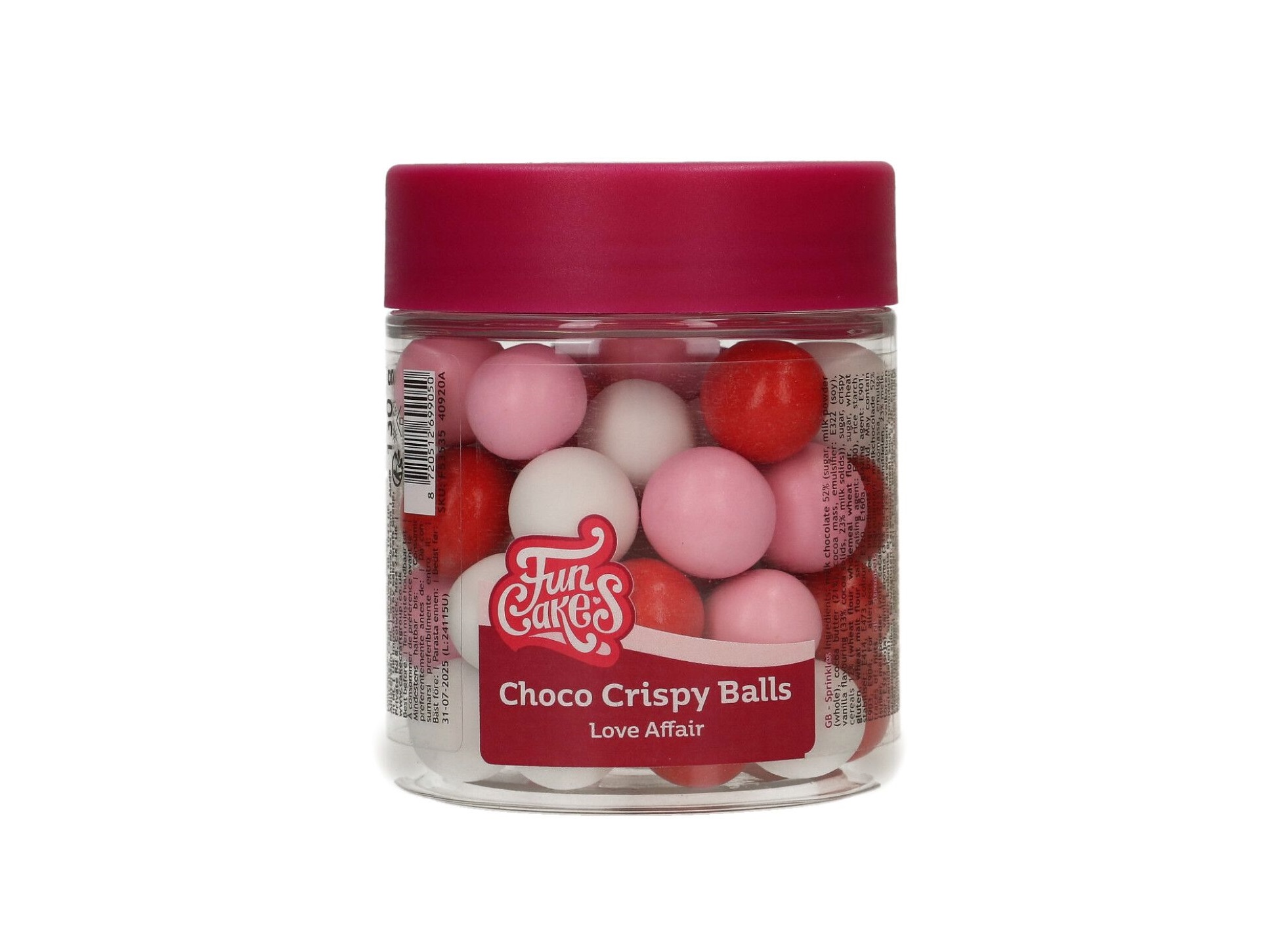 FunCakes Choco Crispy Ballen - Love Affair