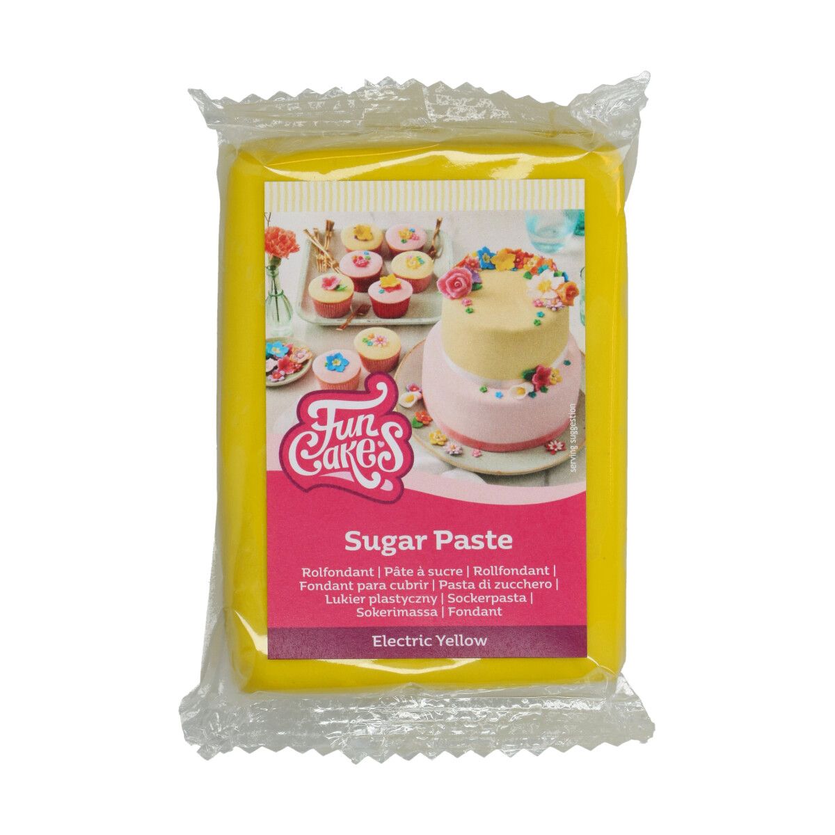 Rolfondant Electric Yellow 250 gram