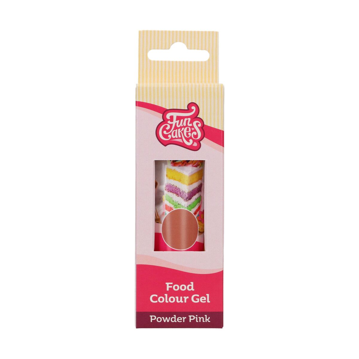FunCakes Kleurstof Gel Tube - Powder Pink - Afbeelding 2