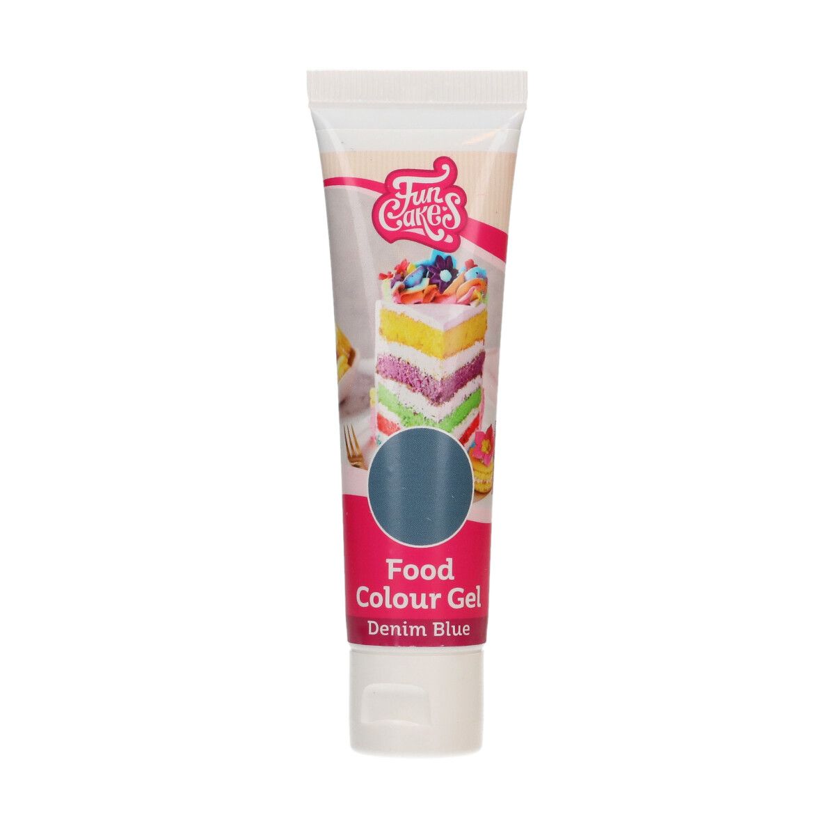 FunCakes Kleurstof Gel Tube - Denim Blue 30g
