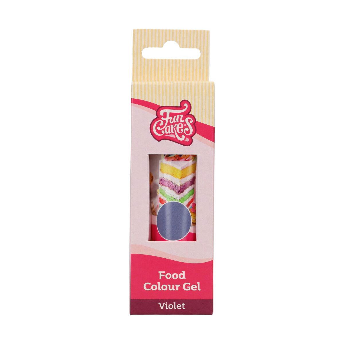 FunCakes Kleurstof Gel Tube - Violet 30g - Afbeelding 1
