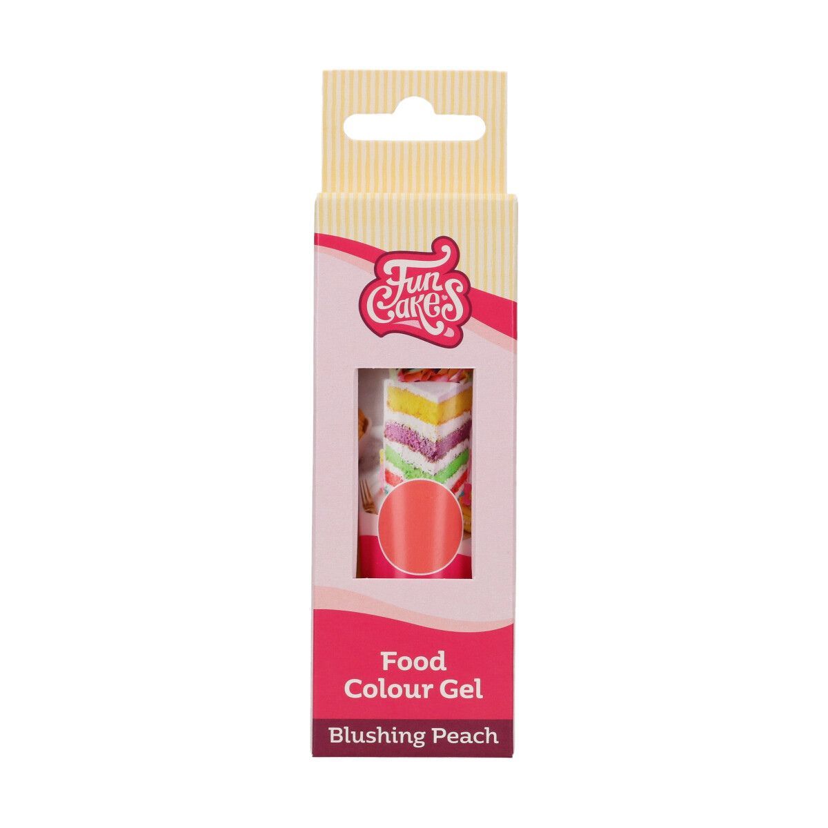 FunCakes Kleurstof Gel Tube - Blushing Peach 30g - Afbeelding 2