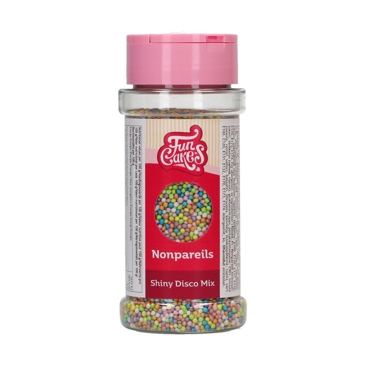 FunCakes Nonpareils Shiny Disco Mix 80g - Afbeelding 2