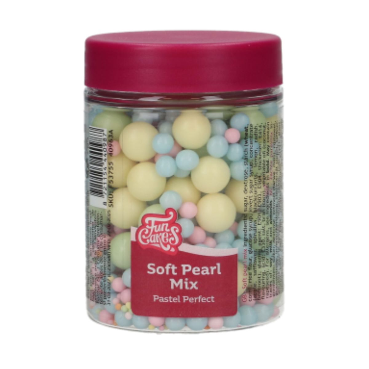 FunCakes Soft Pearls Mix Pastel Perfect 80g  - Afbeelding 1