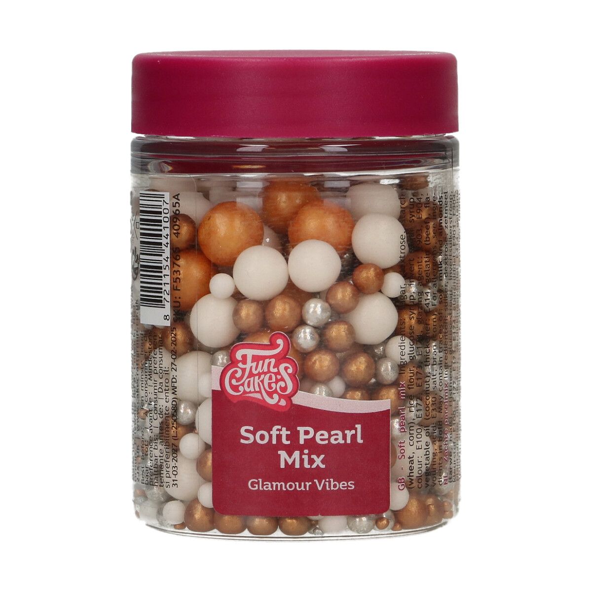 FunCakes Soft Pearls Mix Glamour Vibes 80g - Afbeelding 1