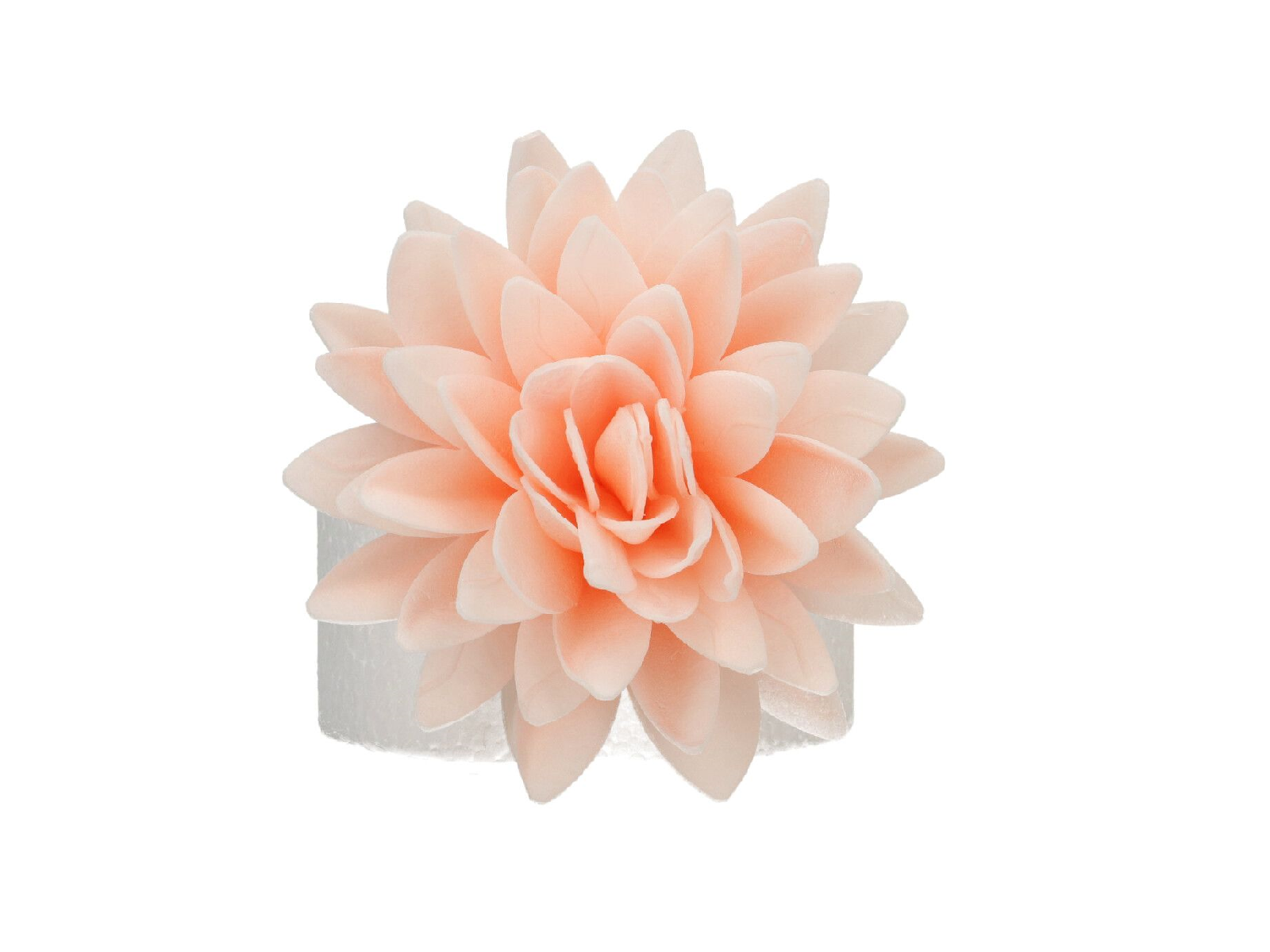 FunCakes Eetbare papieren Bloemen Deluxe Pioenroos Oranje Ombre Groot pk/1 - Afbeelding 2