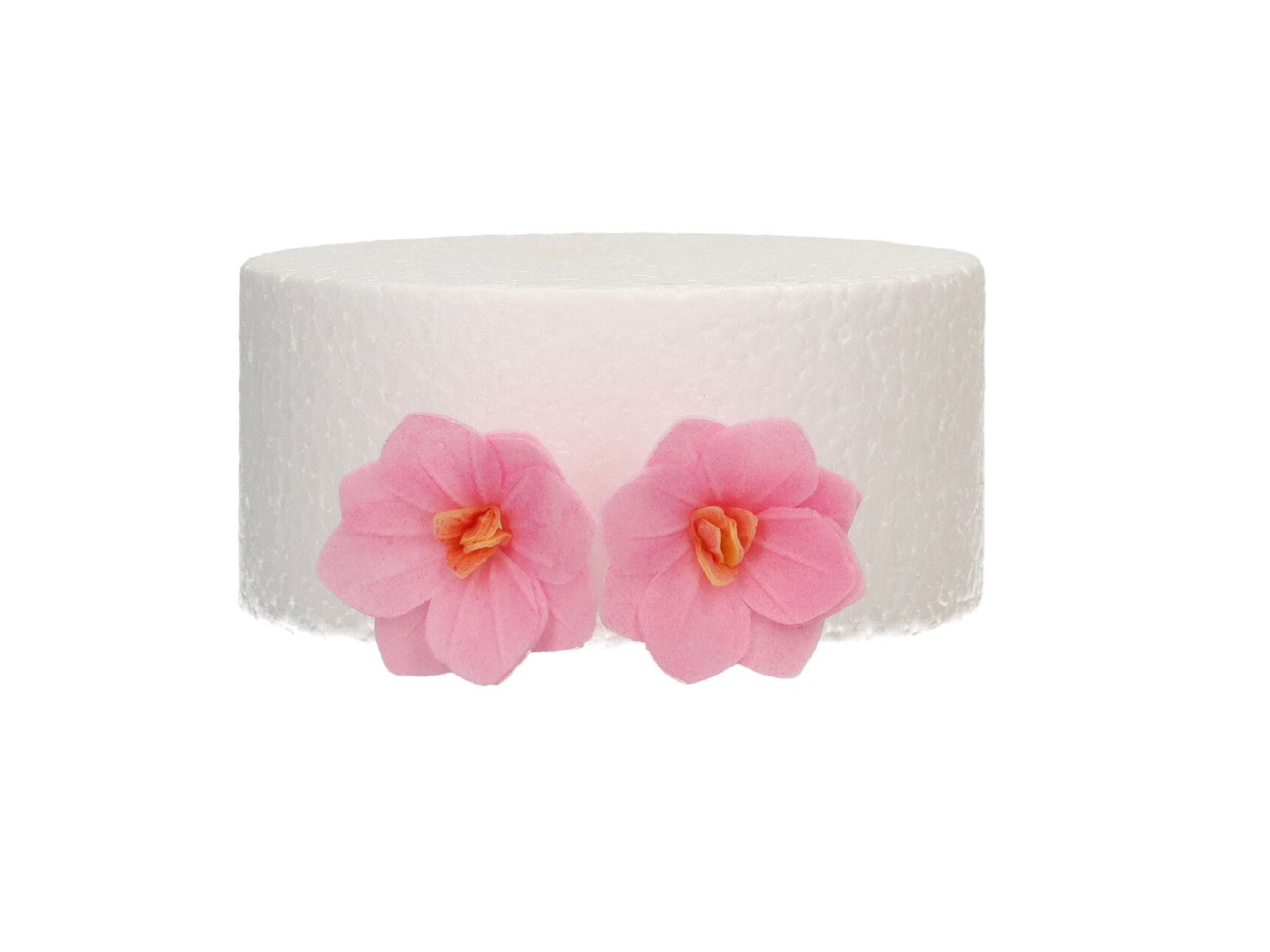 FunCakes Eetbare Papieren Bloemen Deluxe Hortensia Roze Klein pk/18 - Afbeelding 2