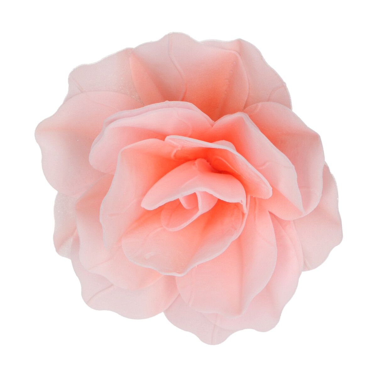 FunCakes Eetbare Papieren Bloemen Deluxe Rose Pastella Roze Groot pk/1 - Afbeelding 1