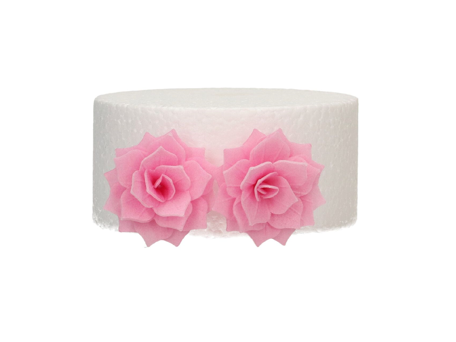 FunCakes Eetbare Papieren Bloemen Deluxe Rose Rosalia Roze Medium pk/15 - Afbeelding 2