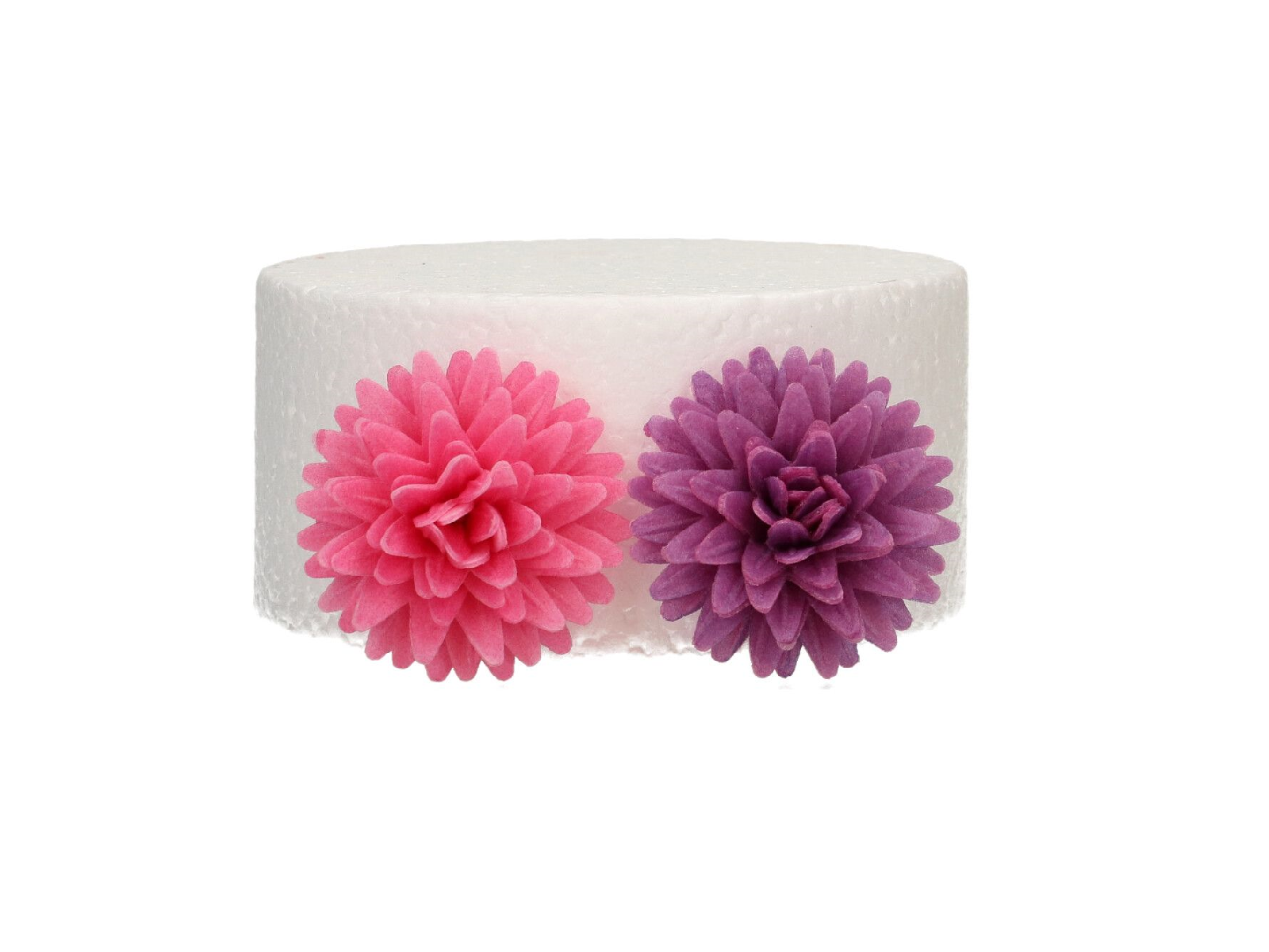 FunCakes Eetbare Papieren Bloemen Deluxe Pompom/Margriet Mix Medium pk/12 - Afbeelding 2