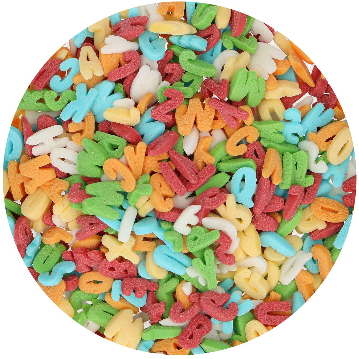 FunCakes Sprinkle Mix Regenboog Letters 50 g - Afbeelding 1