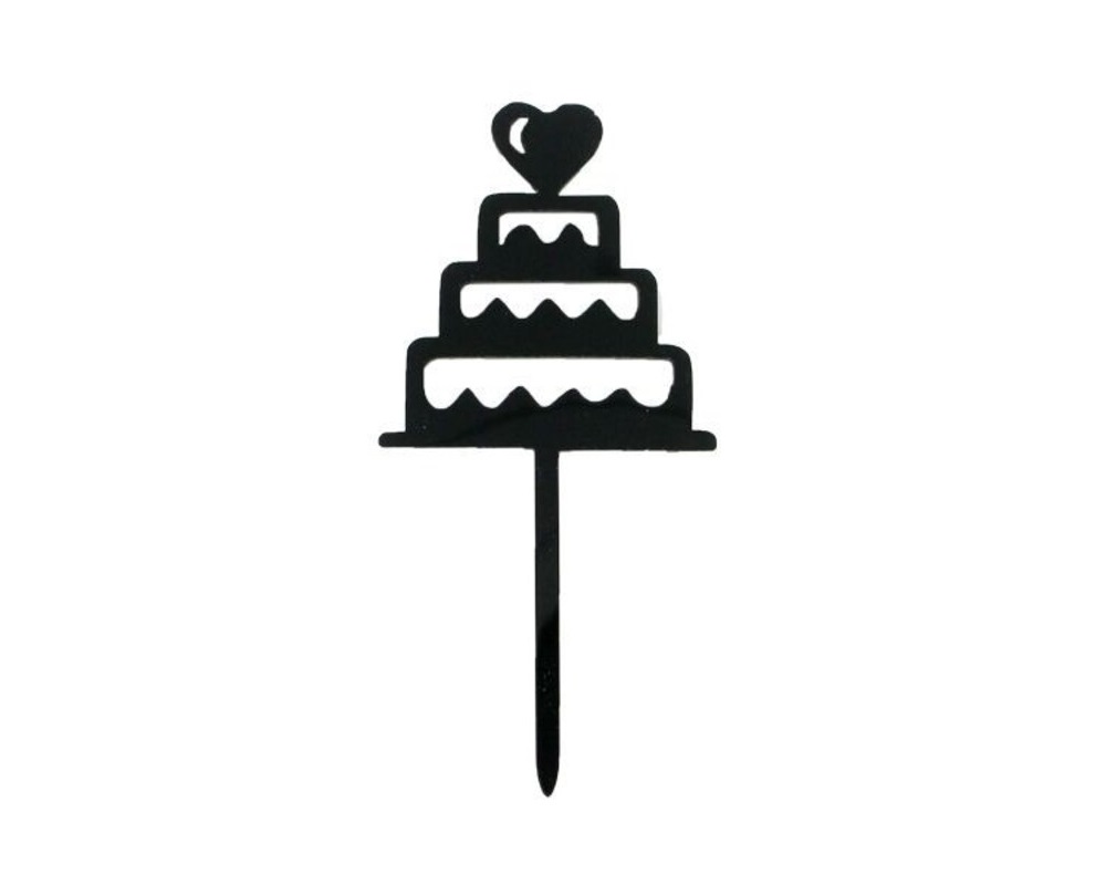 Cupcake Toppers Bruidstaart (set/8)**