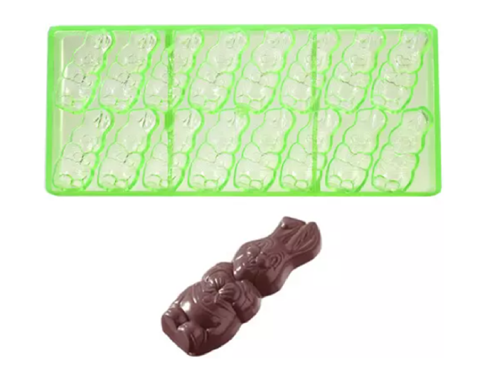 Bonbonvorm Chocolate World GL Haas Caraque (16x) 67x25x10mm**