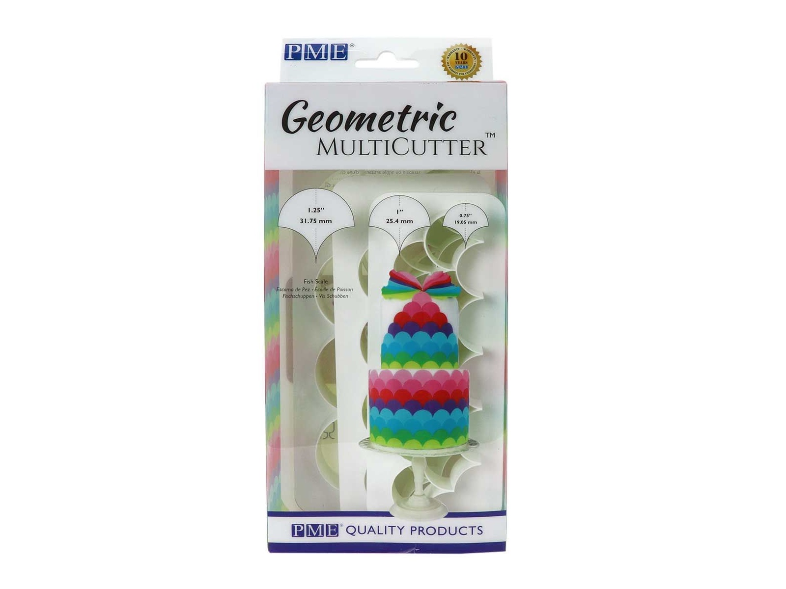 PME Geometric Cutter Fish Scale Set/3