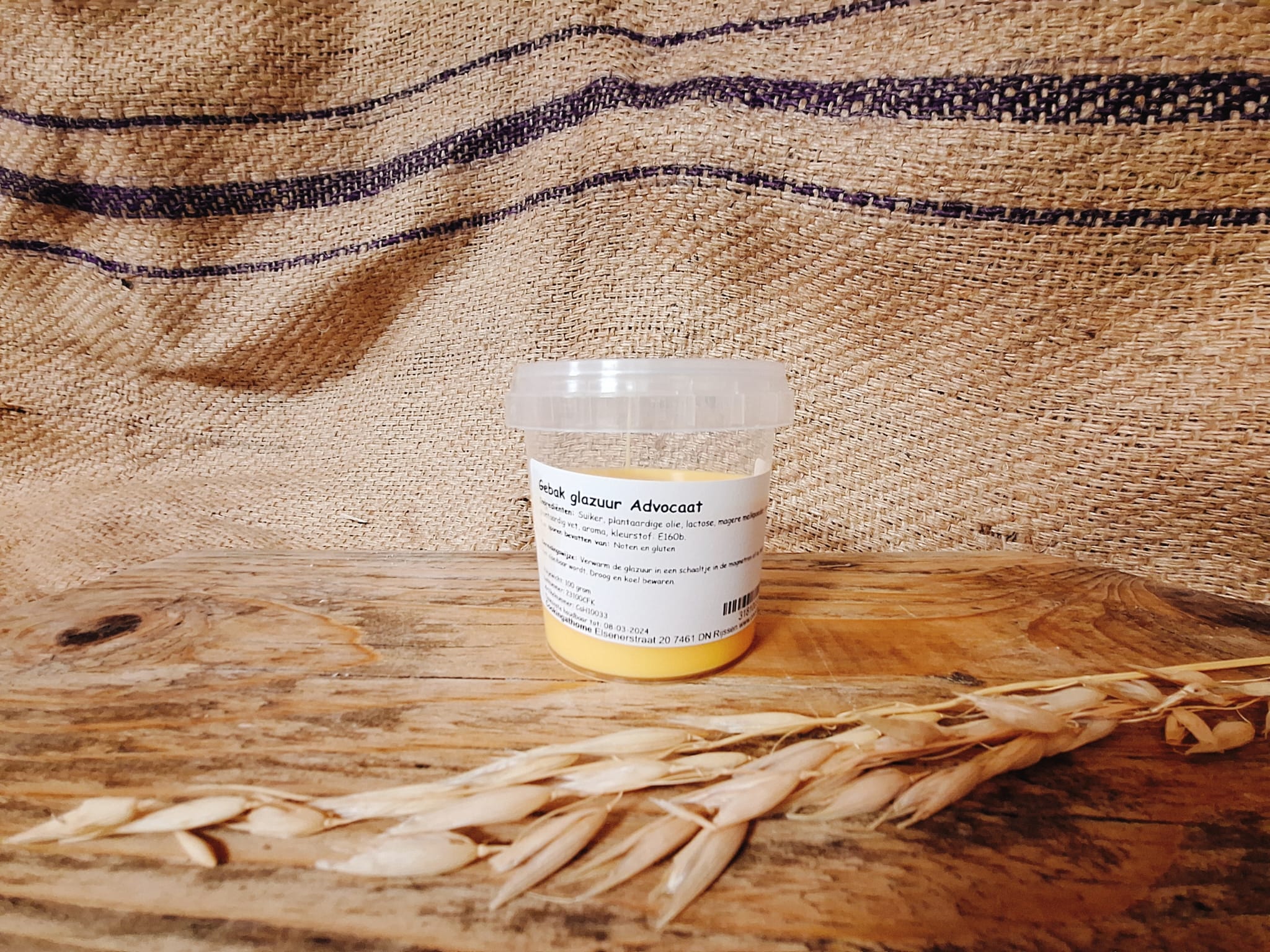 Gebak glazuur Advocaat - 100 gram (CaH)