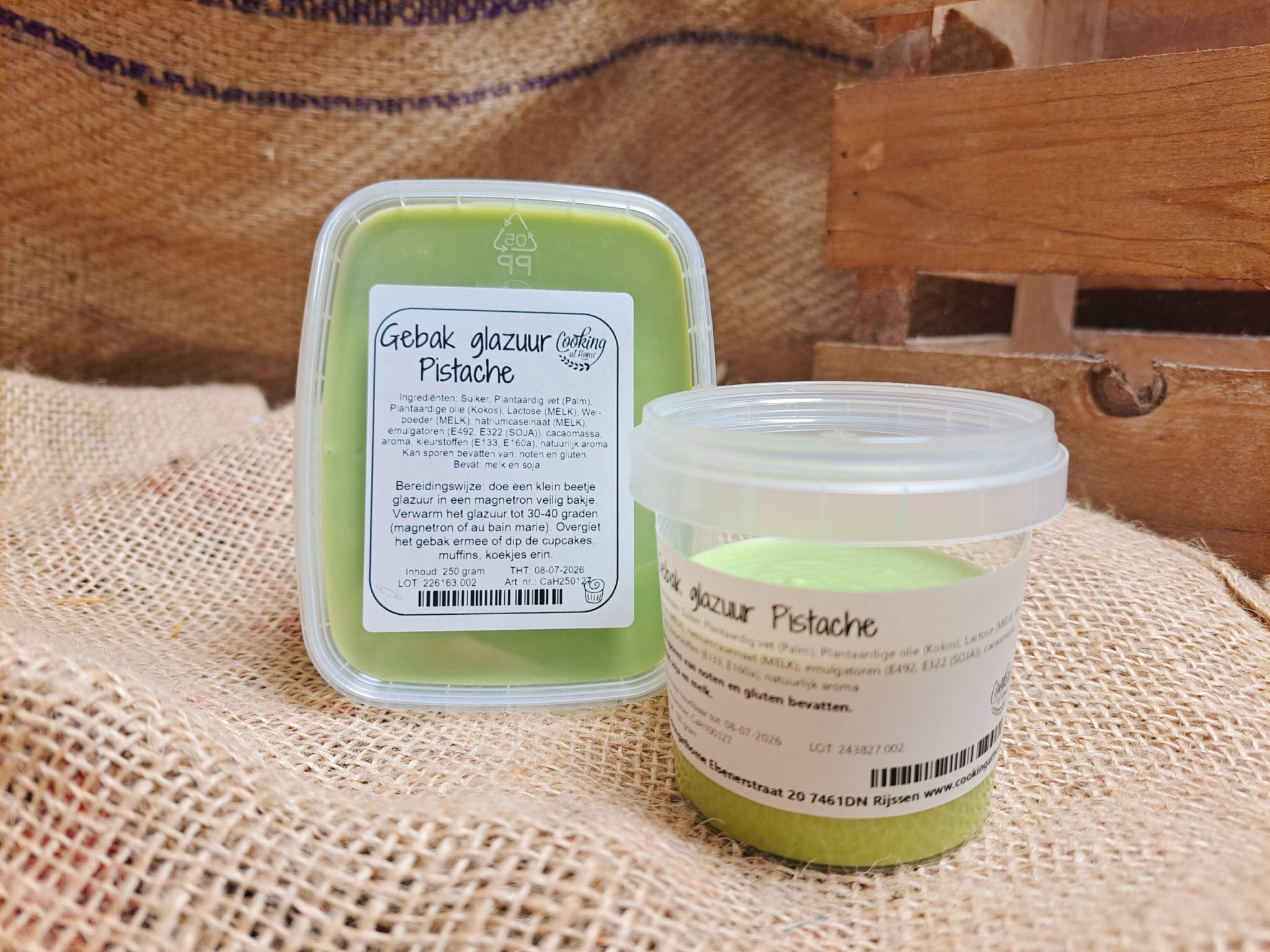 Gebak glazuur Pistache - 100 gram - Afbeelding 2