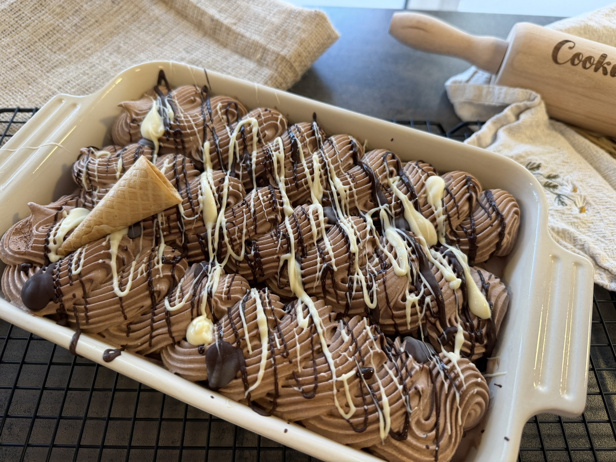 Bakpakket Chocolade roomijs - Afbeelding 2