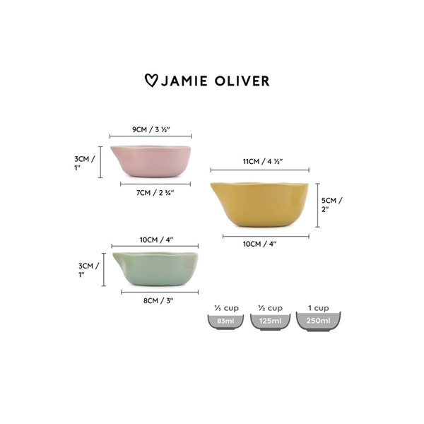Jamie Oliver Maatbekers set/3 - Afbeelding 1