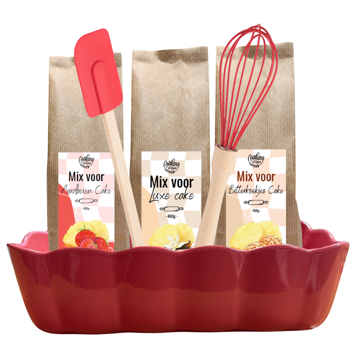 Kerstpakket 'Cake pakket Deluxe' - Afbeelding 1