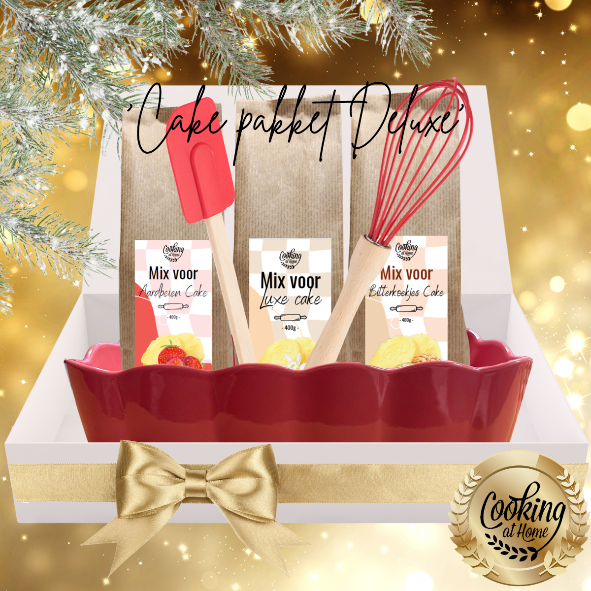 Kerstpakket 'Cake pakket Deluxe'