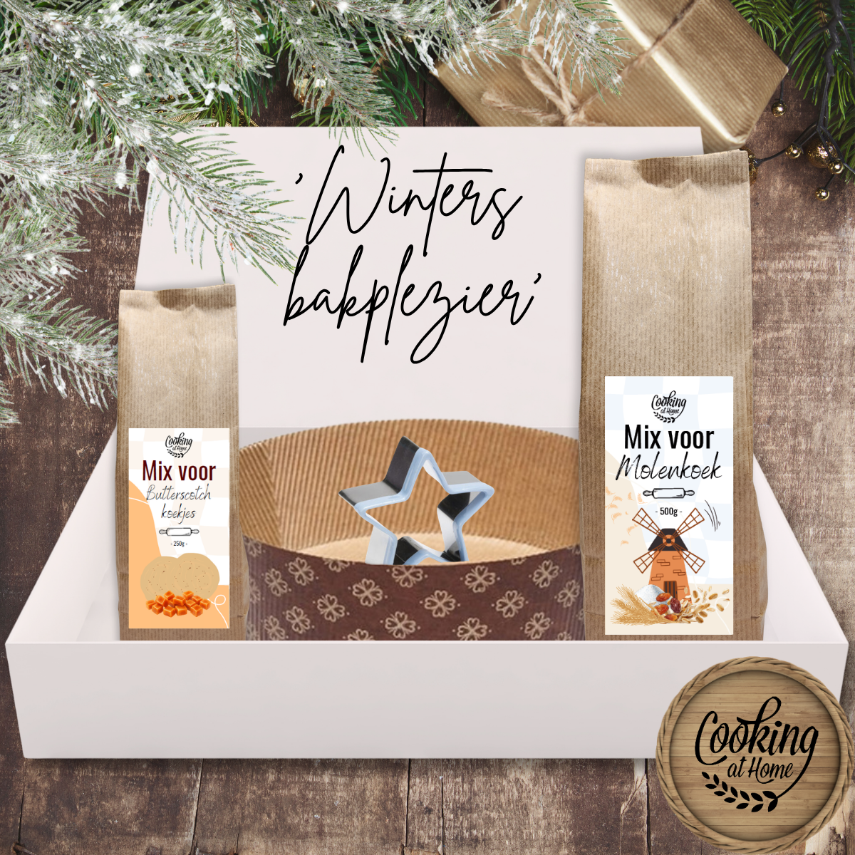 Kerstpakket 'Winters bakplezier'