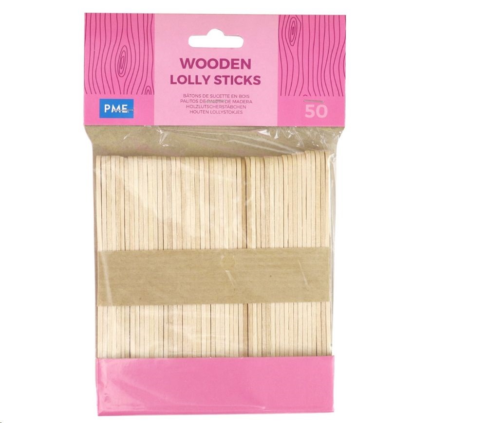 PME Houten Lollystokjes pk/50