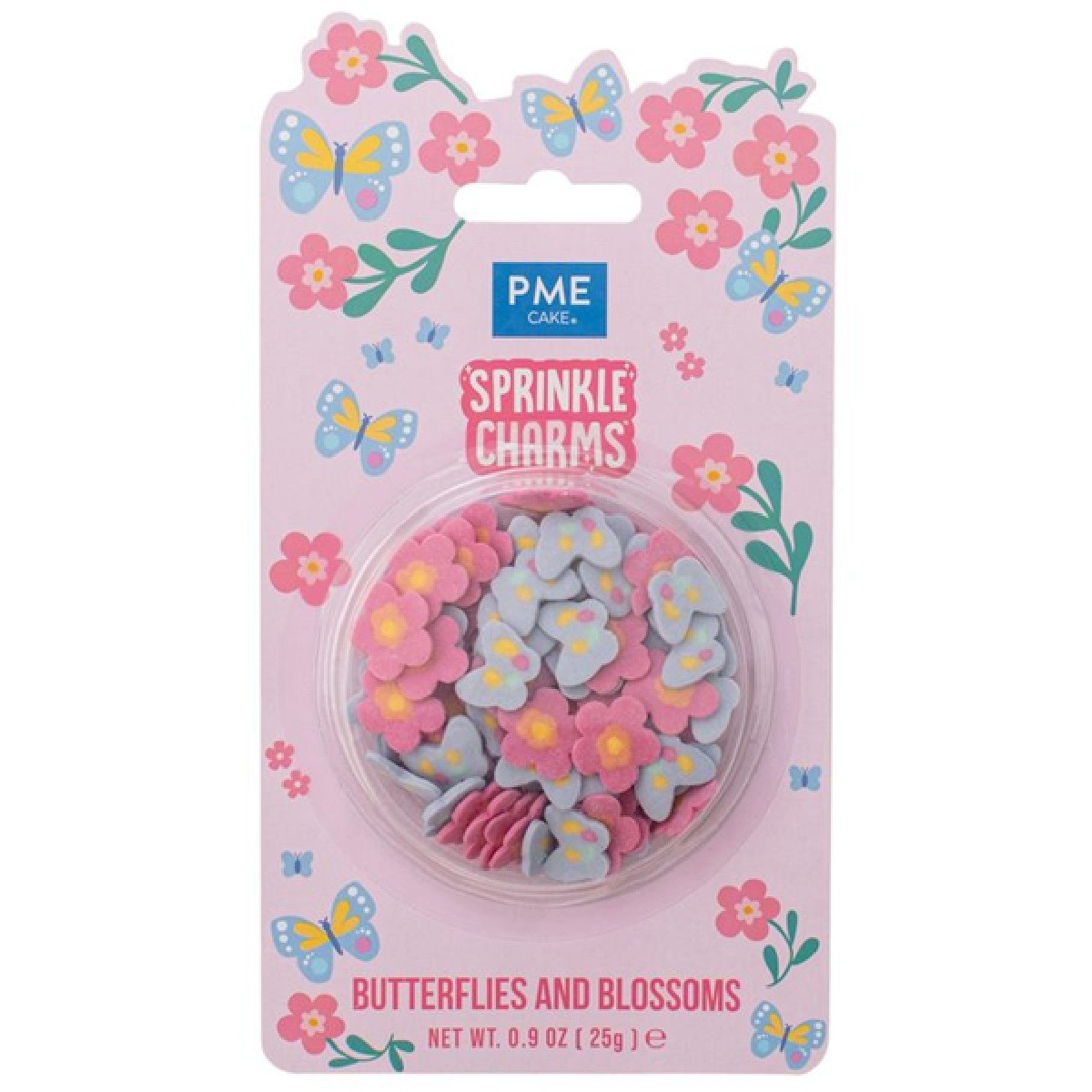 PME Sprinkle Charms Vlinders & Bloesems 25g