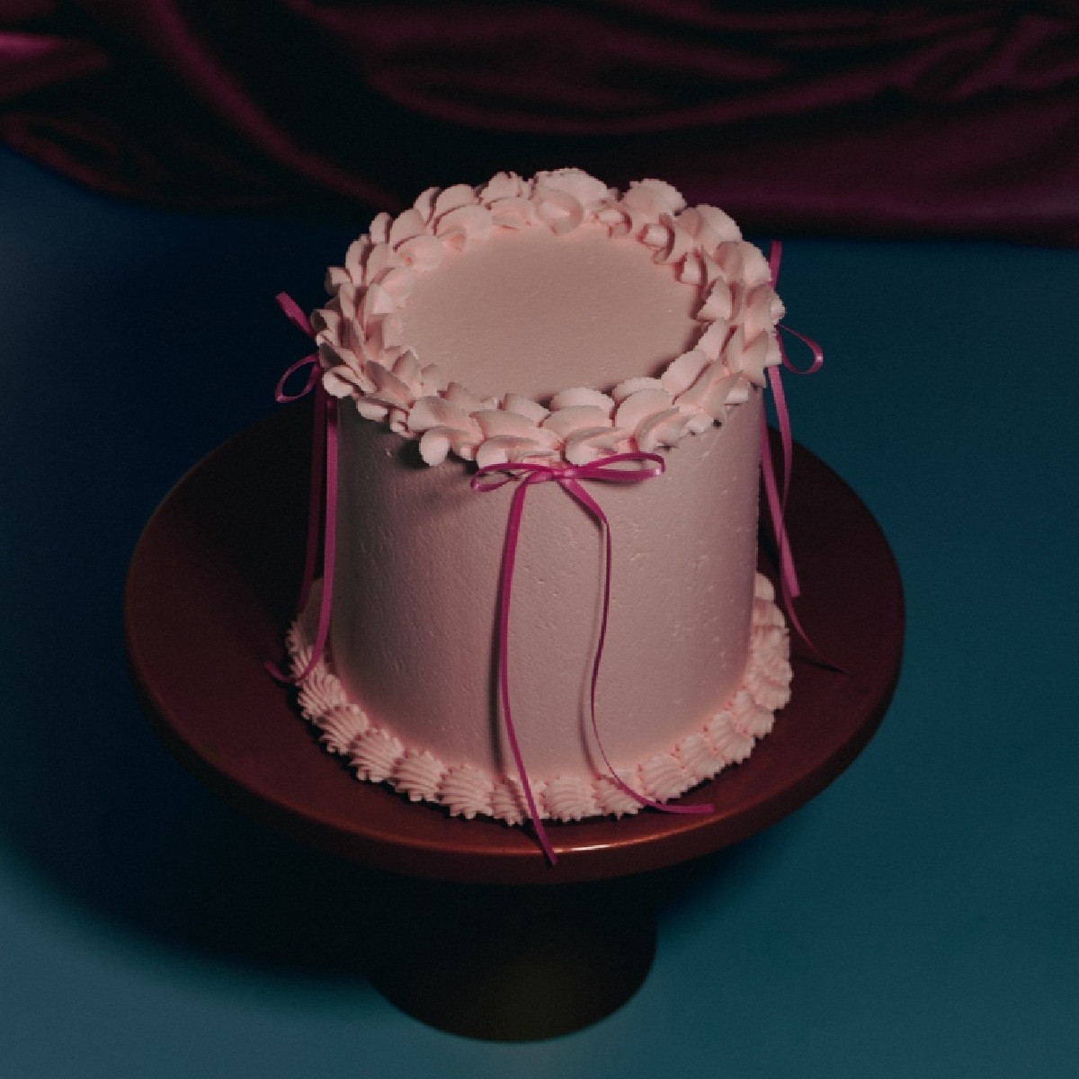 PME Taarttopper Lintstrik Roze 8st. - Afbeelding 2