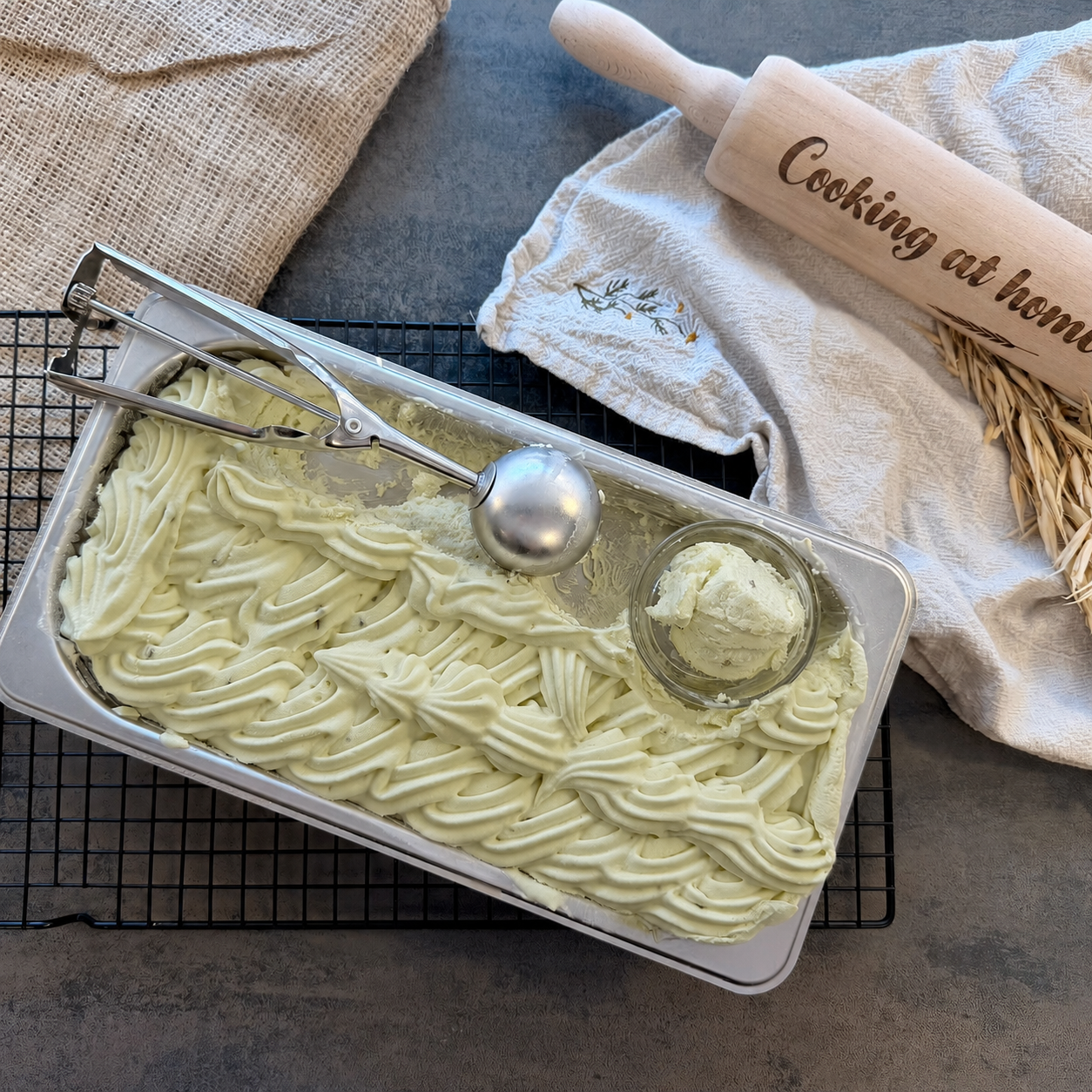 Bakpakket Pistache roomijs