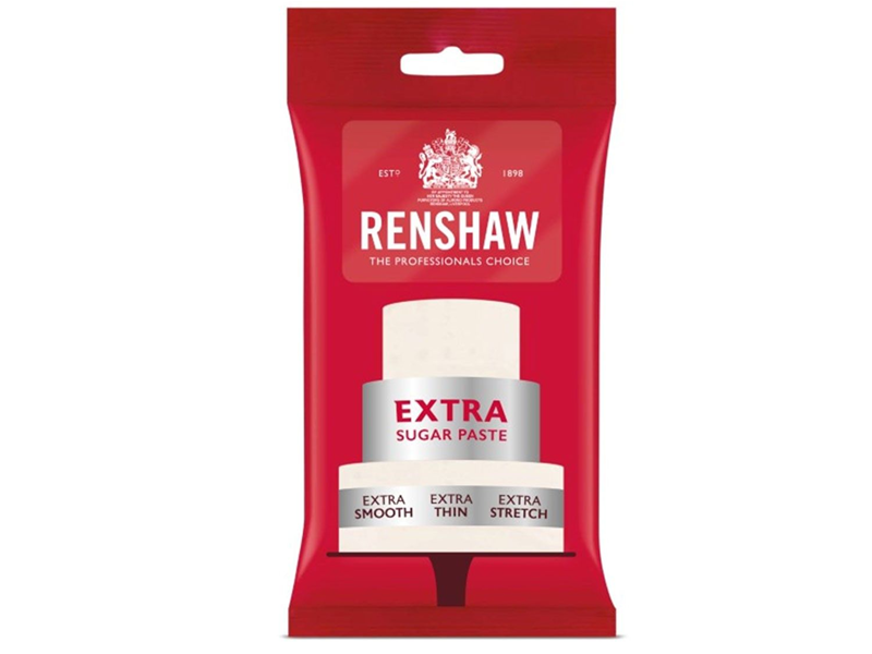 Rolfondant White Extra 250 gram Renshaw 