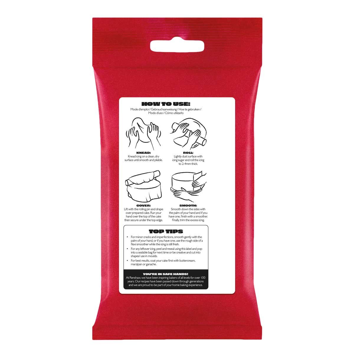 Renshaw Fondant Wit 1kg - Afbeelding 3