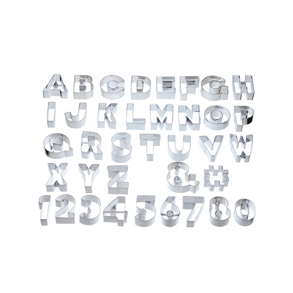 KitchenCraft Uitstekerset Letters en Cijfers - Afbeelding 1