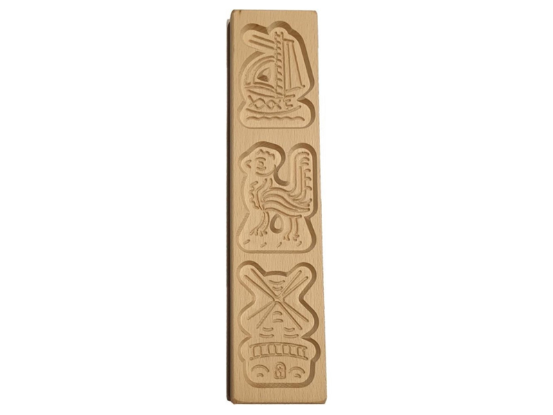 Speculaasplank Holland (3x) 8.5x7cm.