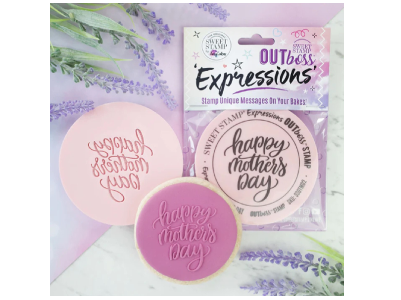 Sweet Stamp Outboss Elegant Happy Mothers Day