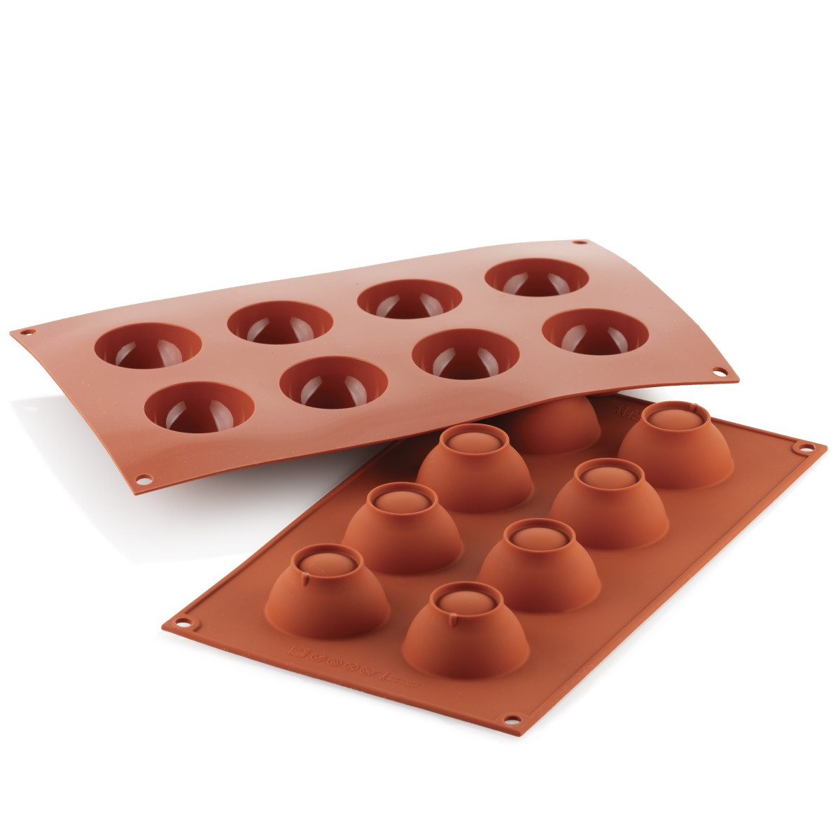 Siliconen Bakvorm Halve Bol 50x25mm (8) - Afbeelding 2