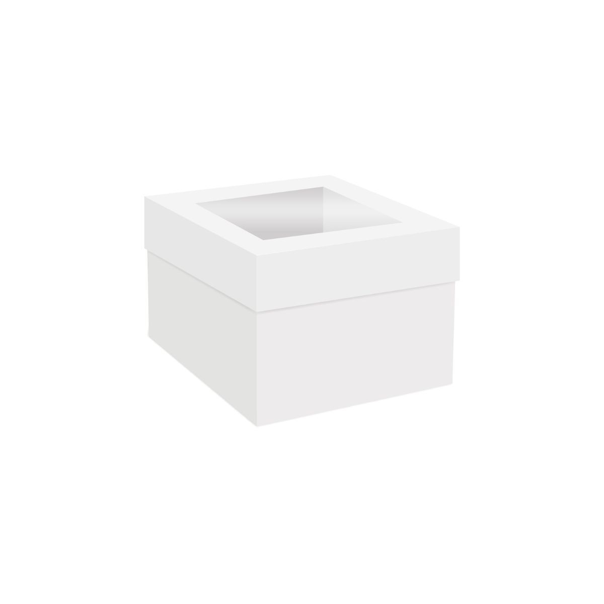 Simply Making Taartdoos Venster Wit 15x15x15 cm