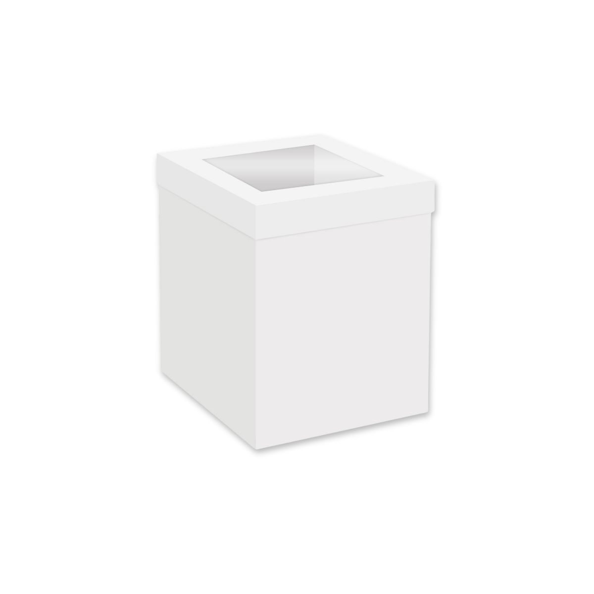 Simply Making Hoge Taartdoos Venster Wit 20x20x25 cm per 25 stuks