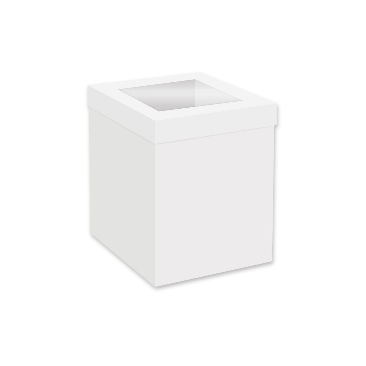 Simply Making Hoge Taartdoos Venster Wit 25x25x25 cm per stuk