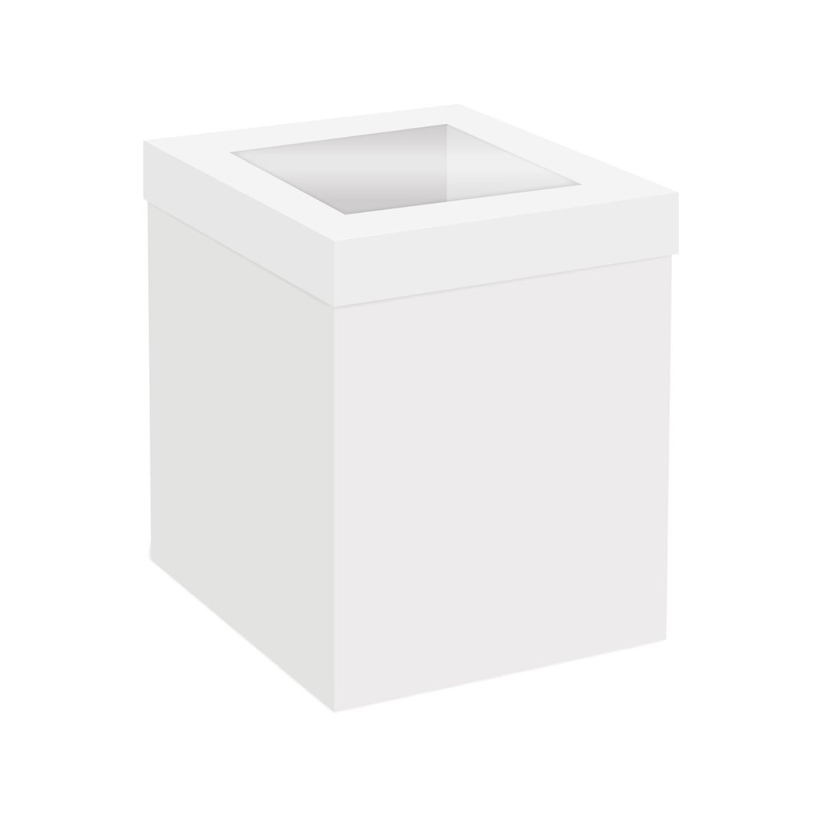 Simply Making Hoge Taartdoos Venster Wit 30x30x30 cm per stuk